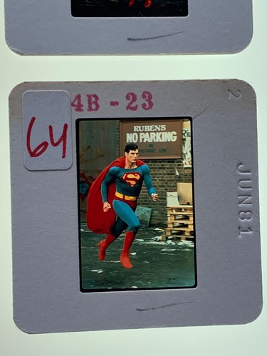 4 Superman Movie 35mm Photo Slides Christopher Reeve Vintage 1981 Lot #3