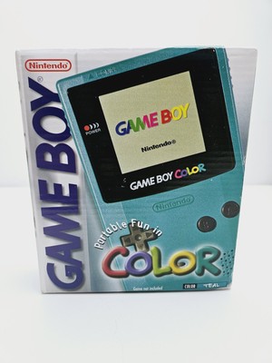 Nintendo Game Boy Color GBC System Teal Console Brand New Factory Sealed