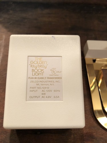 The Golden “Itty Bitty” Book Light