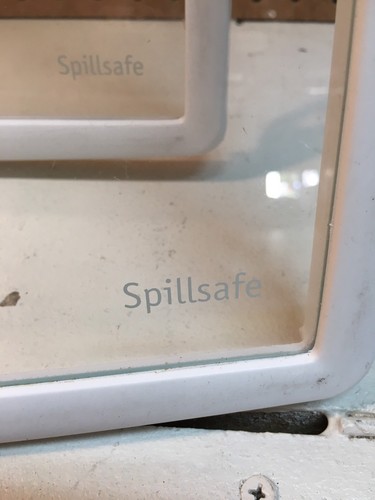 240350160 USED Frigidaire/Electrolux Refrigerator Shelf Spill Safe - Cantilever