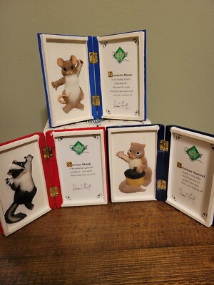 Charming Tails Mice Ceramic Books