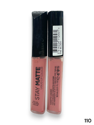 Rimmel Stay Matte Liquid Lip Color Lot of 2 x (0.21fl.oz / 6.5ml) YOU PICK COLOR