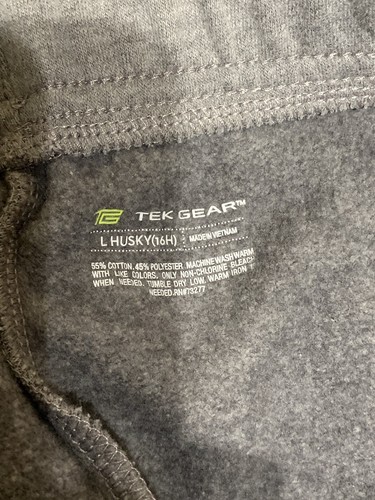 Tek Gear 16h 16 Husky Sweat Pants EUC Never Worn Boys Grey Jogging Pants