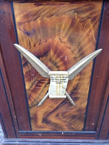 Unusual Antique Odd Fellows Desk LOOF Fraternal Lodge Stoyestown PA