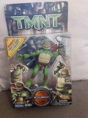 TMNT Mike Teenage Mutant Ninja Turtles Michelangelo W/ PC Game 2006 Cgi Movie 