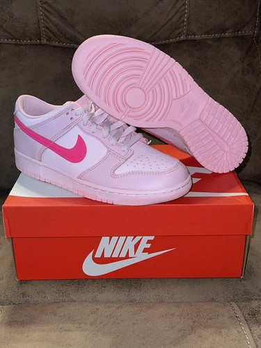 Nike dunk low triple pink GS sz 7Y/8.5W NEW 🩷 | eBay