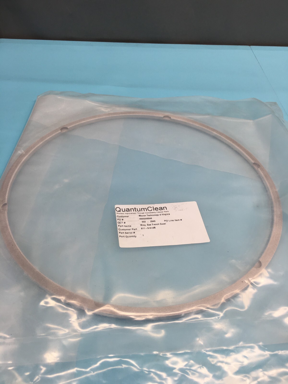Micron 811-51014R Ring, Gas Trench Cover, 117166