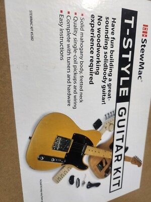 StewMac T-Style Electric Guitar Kit: Mahogany Body & Indian Laurel Fingerboard