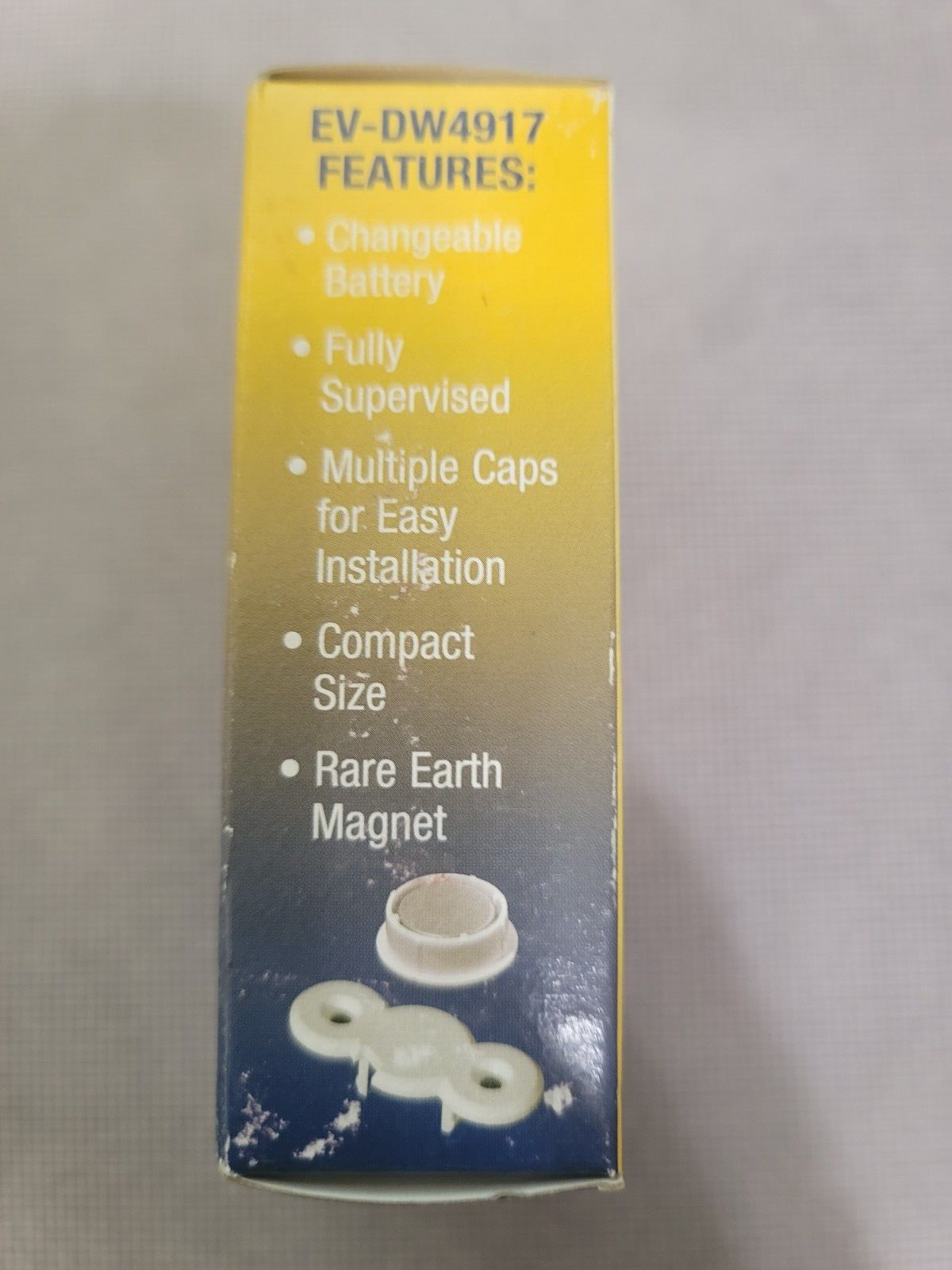 DSC EV-DW4917 Wireless Recessed Door/Window Sensor Secure Wireless 433 MHz