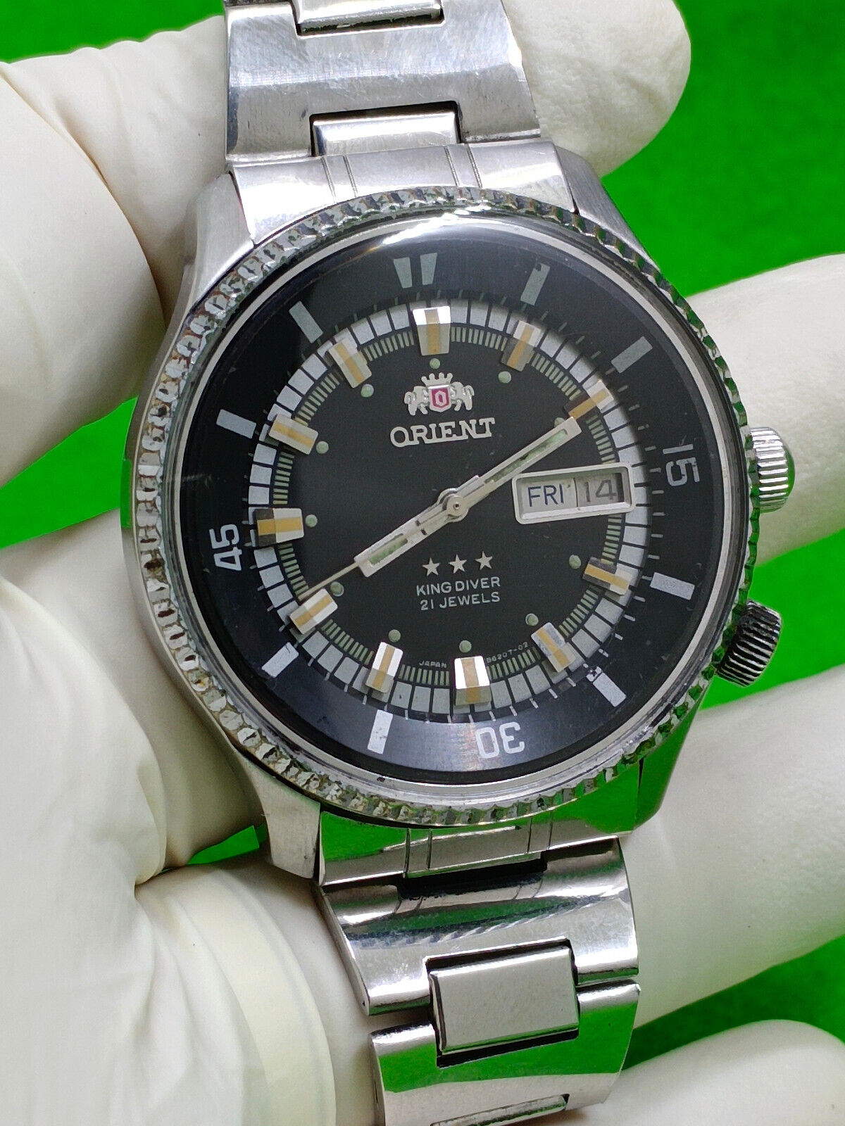 Orient KING DIVER Watch 21 JEWELS Automatic Day / Date Indicator Orient KING DIVER Watch 21 JEWELS Automatic Day / Date Indicator