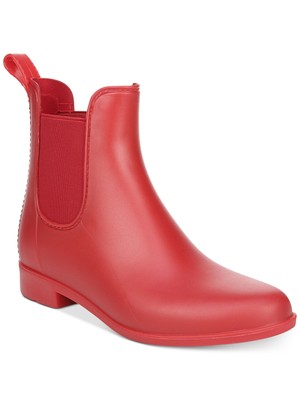

SAM EDELMAN Женские Красные Ботинки Челси Водонепроницаемые Непромокаемые Ботинки Logo Tinsley, Красный, D70963S