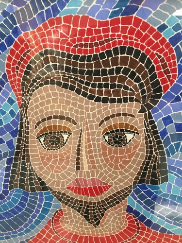 Elayne Goodman Folk Art Outsider framed Columbus Mississippi