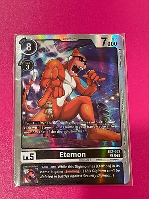 NM-Mint Digimon Etemon - EX1-052 (Blast Ace Double Pack Set) - Classic Collectio