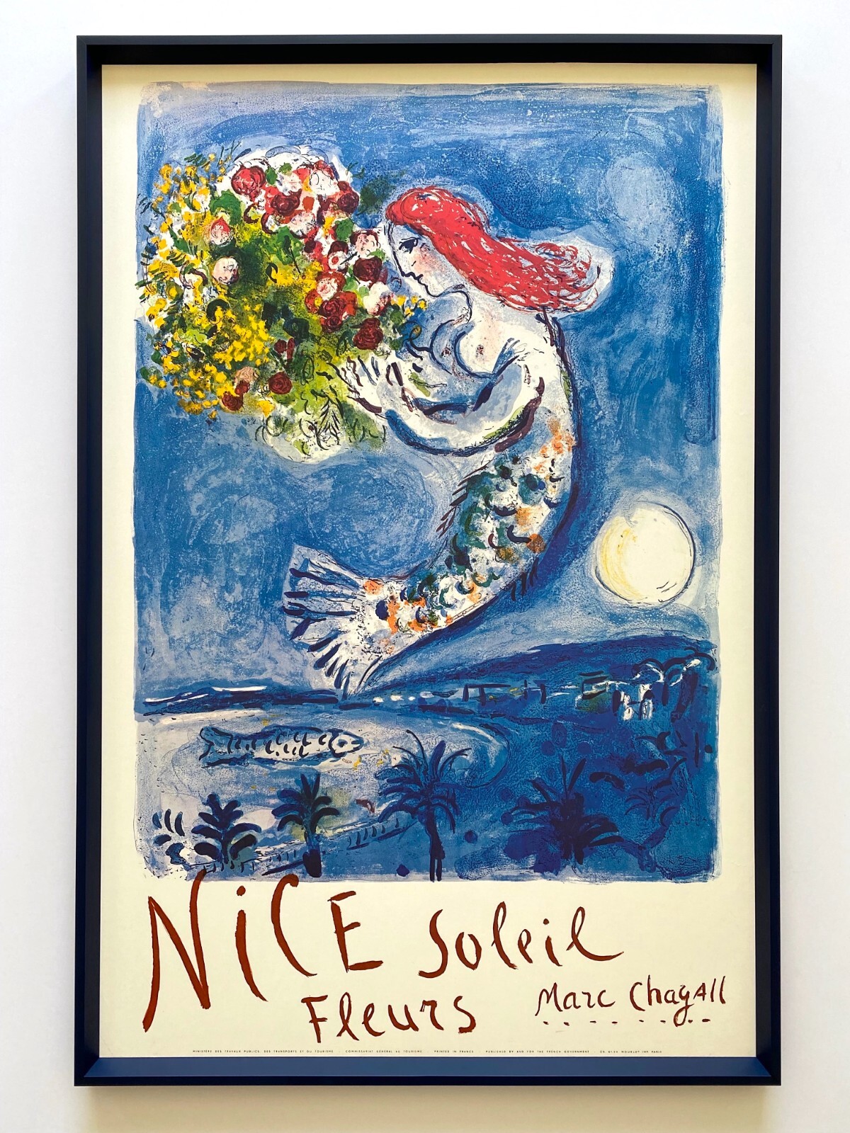MARC CHAGALL 1962 LITHOGRAPH アートプリント 格安saleスタート】 MARC CHAGALL 1962 LITHOGRAPH アート