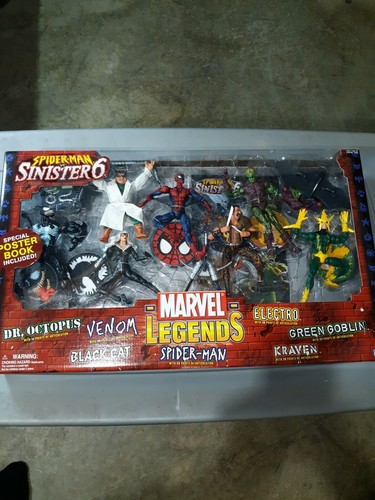 Marvel legends Spiderman Sinister 6 Six Box Set Toy Biz A13