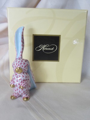 NEW HEREND RABBIT ONE EAR UP RASPBERRY FISHNET #VHP-05325 BRAND NIB SAVE$$ F/SH