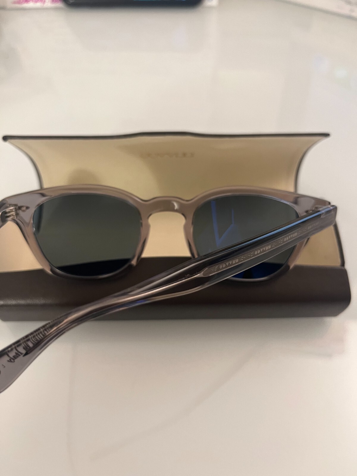 Pre-owned Oliver Peoples Sheldrake Sun Msrp$506 Indigo Photochromic Robert Downey Jr. Fav