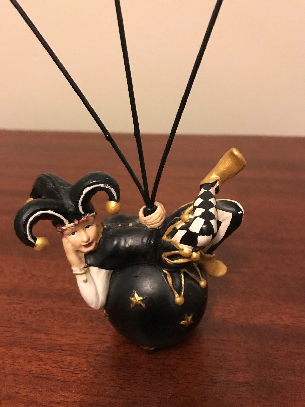 Harlequin Wire Photo/Card/Picture Holder 3 Ring ~ Unique