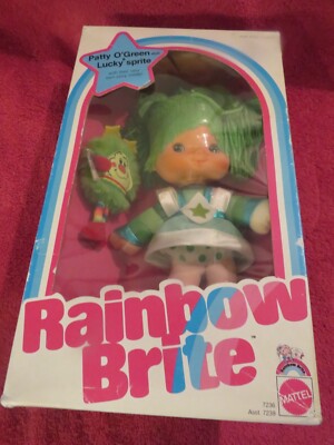Poupée Rainbow Brite – Mattel – Patty O'Green / Mentholine 23cm – Boîte USA – Neuve Sous Blister