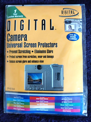New Old Stock Digital Camera Universal Screen Protectors by Digital Concepts