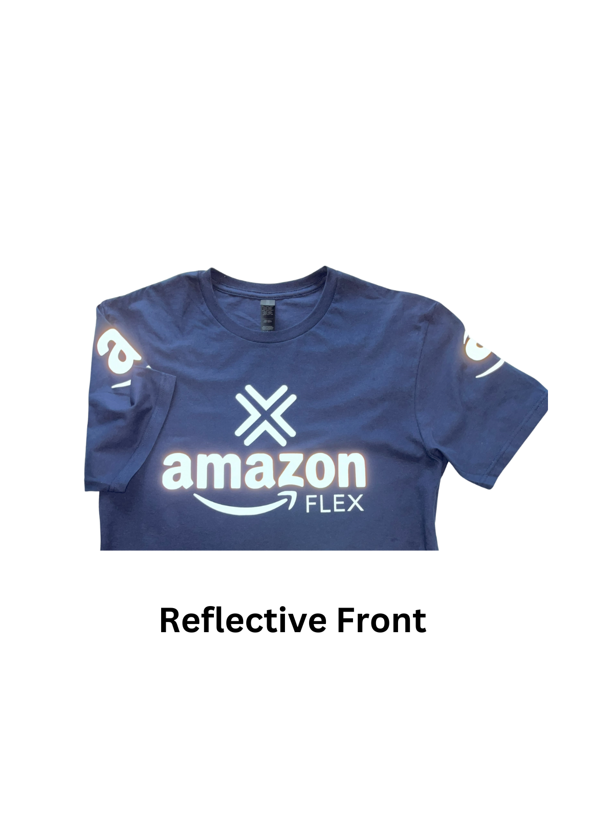 Reflective Tshirt UberEats Delivery Driver Black