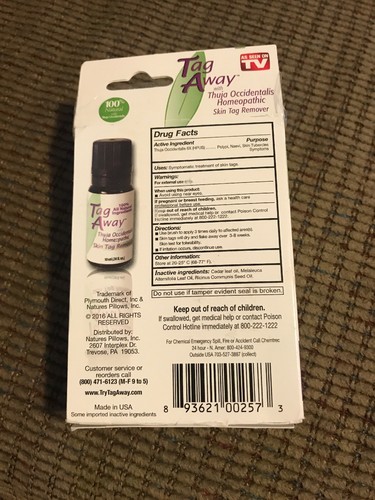 Tag Away Skin Tag Remover, 0.34 Fl Oz EXP 2022