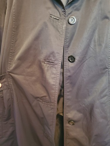 Michael Kors black rain/trench coat XL