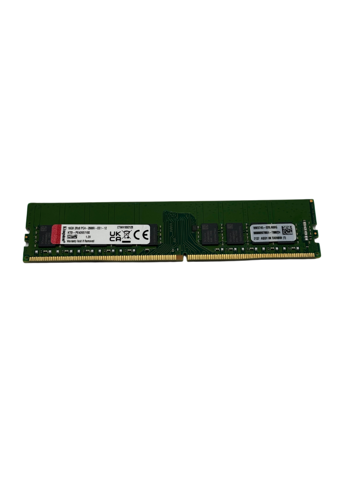 Kingston KTD-PE426E/16G Memory 16GB DDR4-2666MHz ECC Module