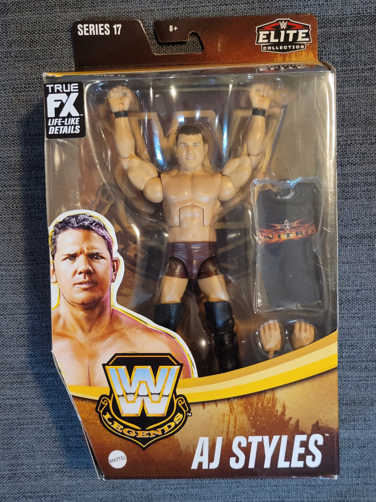 AJ STYLES Mattel WWE Legends Elite Collection 6