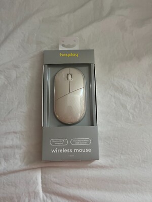 Brand new beige, bluetooth computer mouse! The cutest color and great quality!