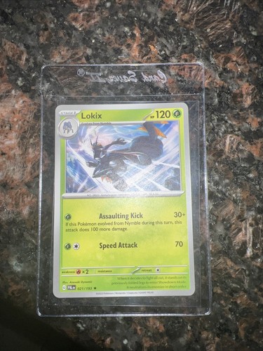 EXCLUSIVE Lokix 021/193 RARE Non Holo Promo Paldea Evolved