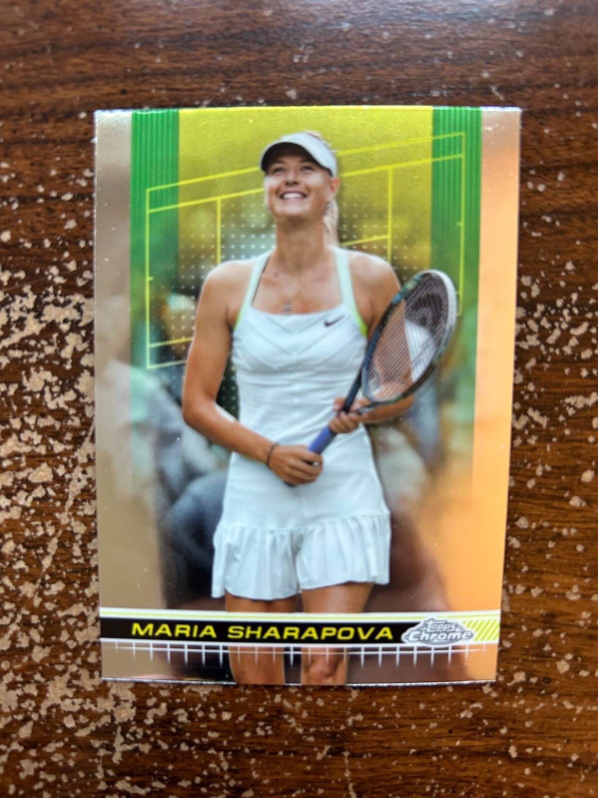 激レア Maria sharapova 着用水着カード 美品 SPORTS 2002 Sports Card Investor MARIA SHARAPOVA ~ Platinum Border