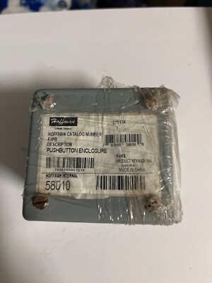 Hoffman E1PB Single Push Button Enclosure 58010 NEW S59