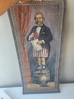 Disney Haunted Mansion Stretching Portrait Tapestry  Dynamite Man w/Rod-LE999