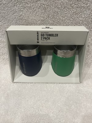 Navy/Green Stanley 2pk 10oz Stainless Steel Everyday Go Tumblers New In Box