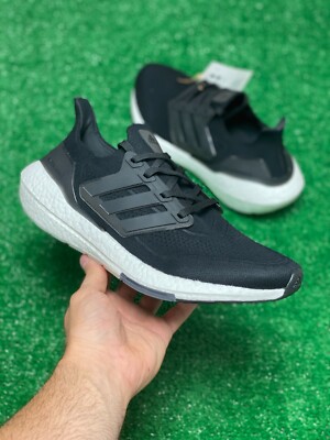 Adidas Ultraboost 21 Low Mens Running Shoes Black White FY0378 NEW Multi Sz