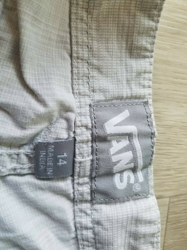 Vans shorts Size 14 Gray and Tan color