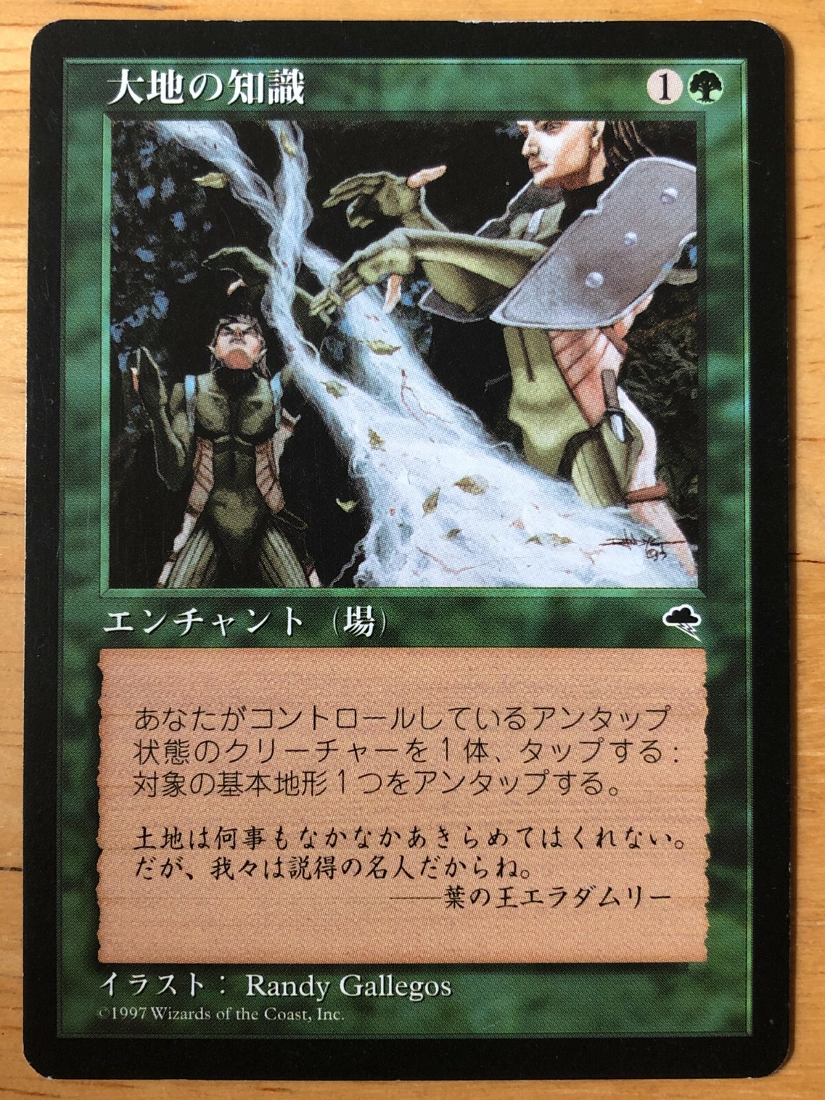 MTG テンペスト　緑属性　大地の知識　Earthcraft Earthcraft | Tempest - Japanese | Star City Games