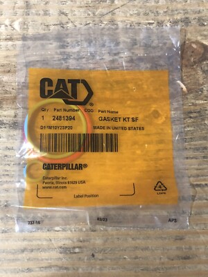 Caterpillar 248-1394 Single Fuel Injector O-Ring Seal Install Kit