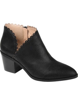 

JOURNEE COLLECTION Женские черные ботильоны Tessa на блочном каблуке с миндалевидным носком, 8 м, Черный, TESSA-BOOTIE