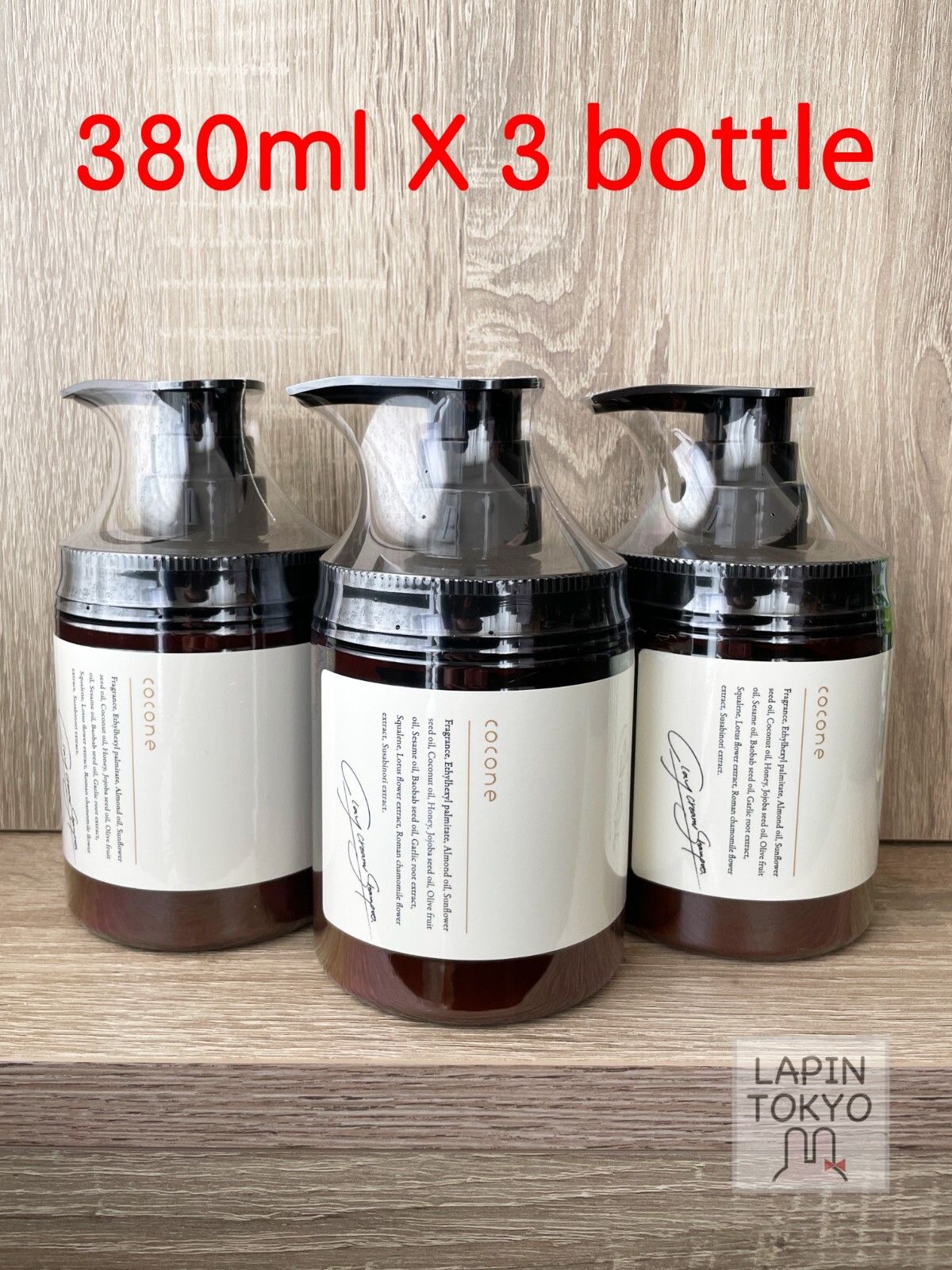 NEW 3set]Clay cream shampoo cocone cocone smooth type (380ml