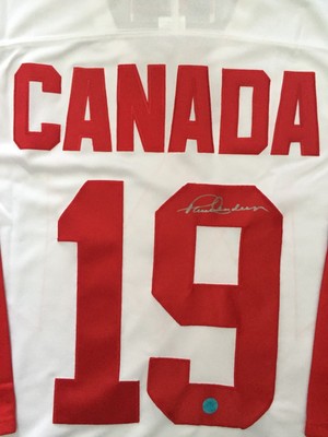 PAUL HENDERSON 1972 SUMMIT SERIES SIGNED TEAM CANADA JERSEY COA / HOLO AJ'S
