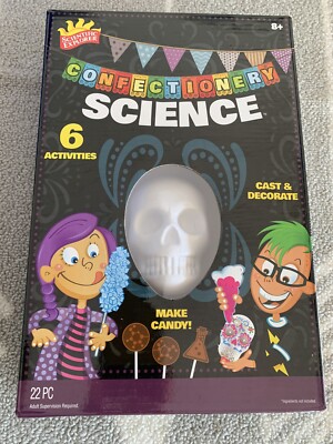 Scientific Explorer Confectionery Science Kit Create sugar skulls, rock candy, +