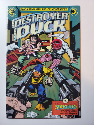DESTROYER DUCK #3 1983 VF-/VF++ JACK KIRBY