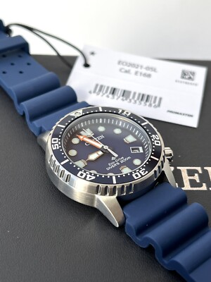 Brand New! Citizen Promaster Diver Watch EO2021-05L Eco Drive Blue Women