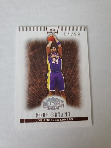 2007-08 KOBE BRYANT TOPPS TRIPLE THREADS SEPIA SP PARALLEL
