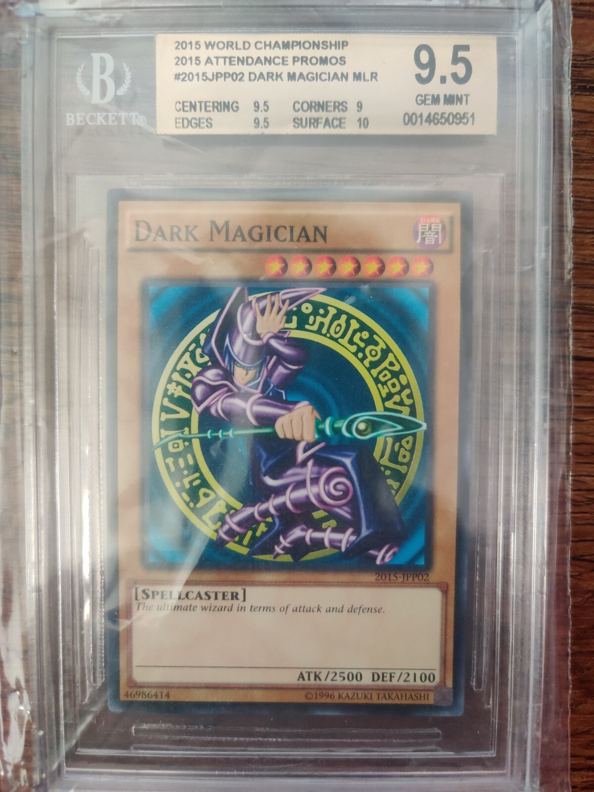 遊戯王 2015-JPP02 DARK MAGICIAN WCSプロモ 1x Yu-Gi-Oh! Dark Magician - 2015-JPP02 - Millennium Rare