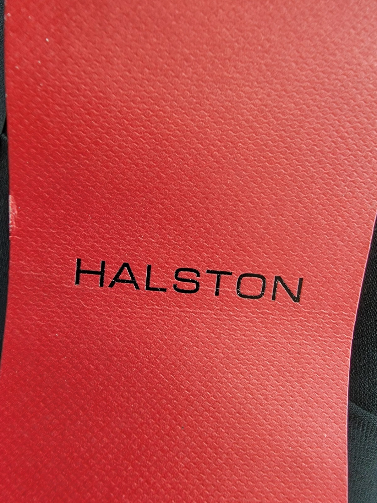 HALSTON Sybil Crepe Gown Women's 10 Black Solid One Shoulder Back Zip Closure - Picture 14 of 15