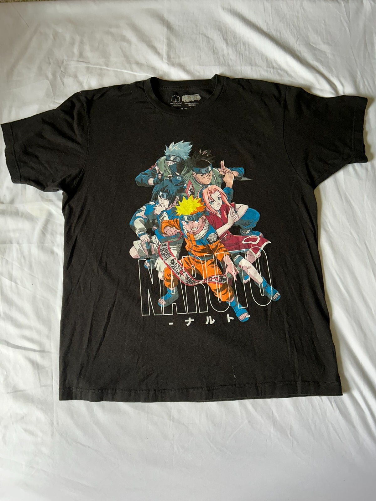 2002 Naruto Shonen Jump Anime Entire Cast T-Shirt XL (46-48 2002 Naruto Shonen Jump Anime Entire Cast T-Shirt XL (46-48