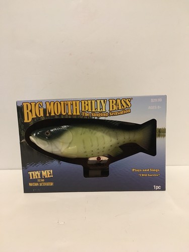 Rare 2018 Gemmy Big Mouth Billy Bass The Singing Sensation! • Singing Fish • New